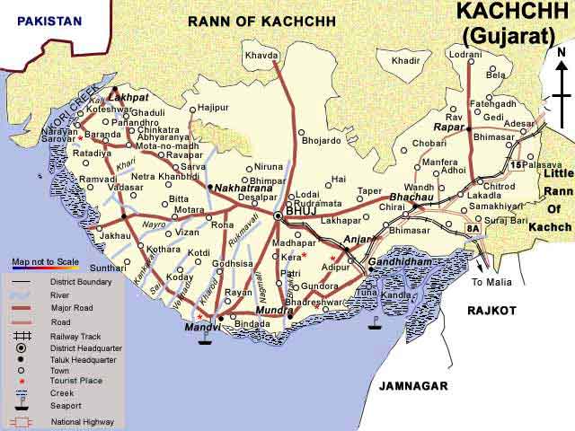 tourist map of kutch gujarat